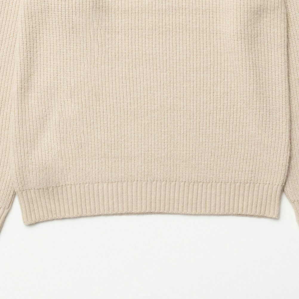 NAVY 快適ニット ハーフジップアップ メンズ