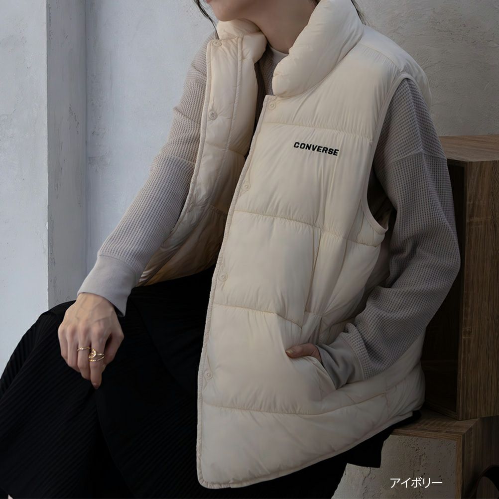 CONVERSE  切替中綿ベスト レディース商品サムネイル-1