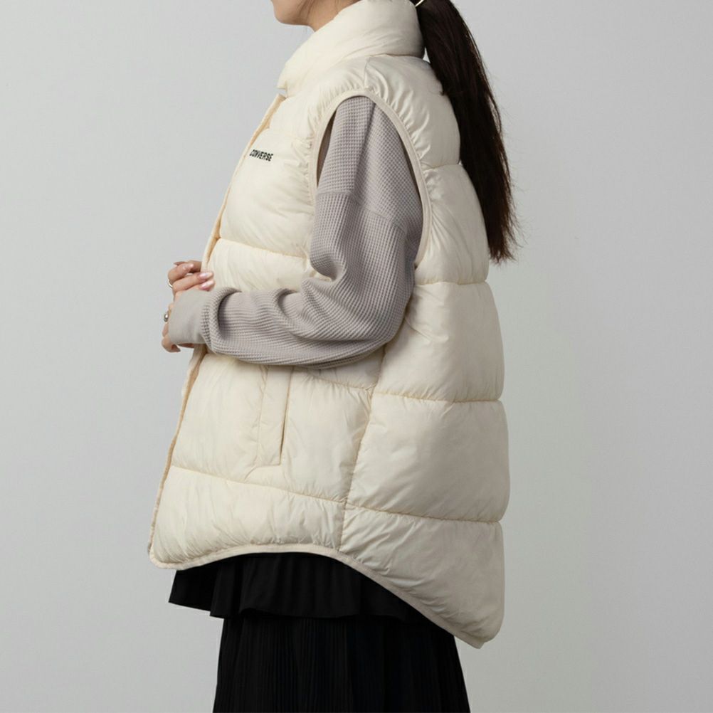 CONVERSE 切替中綿ベスト レディース