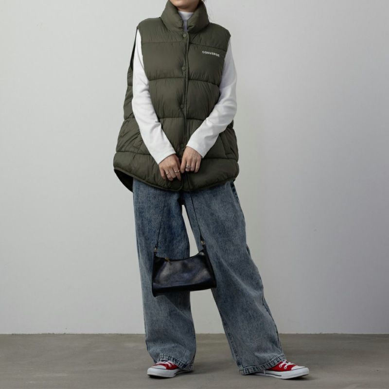 CONVERSE  切替中綿ベスト レディース商品画像-8