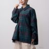 BEVERLY HILLS POLO CLUB オーバーチェックシャツ レディース