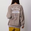 UNDERWRAPS 刺繍シャギーボアトレーナー レディース