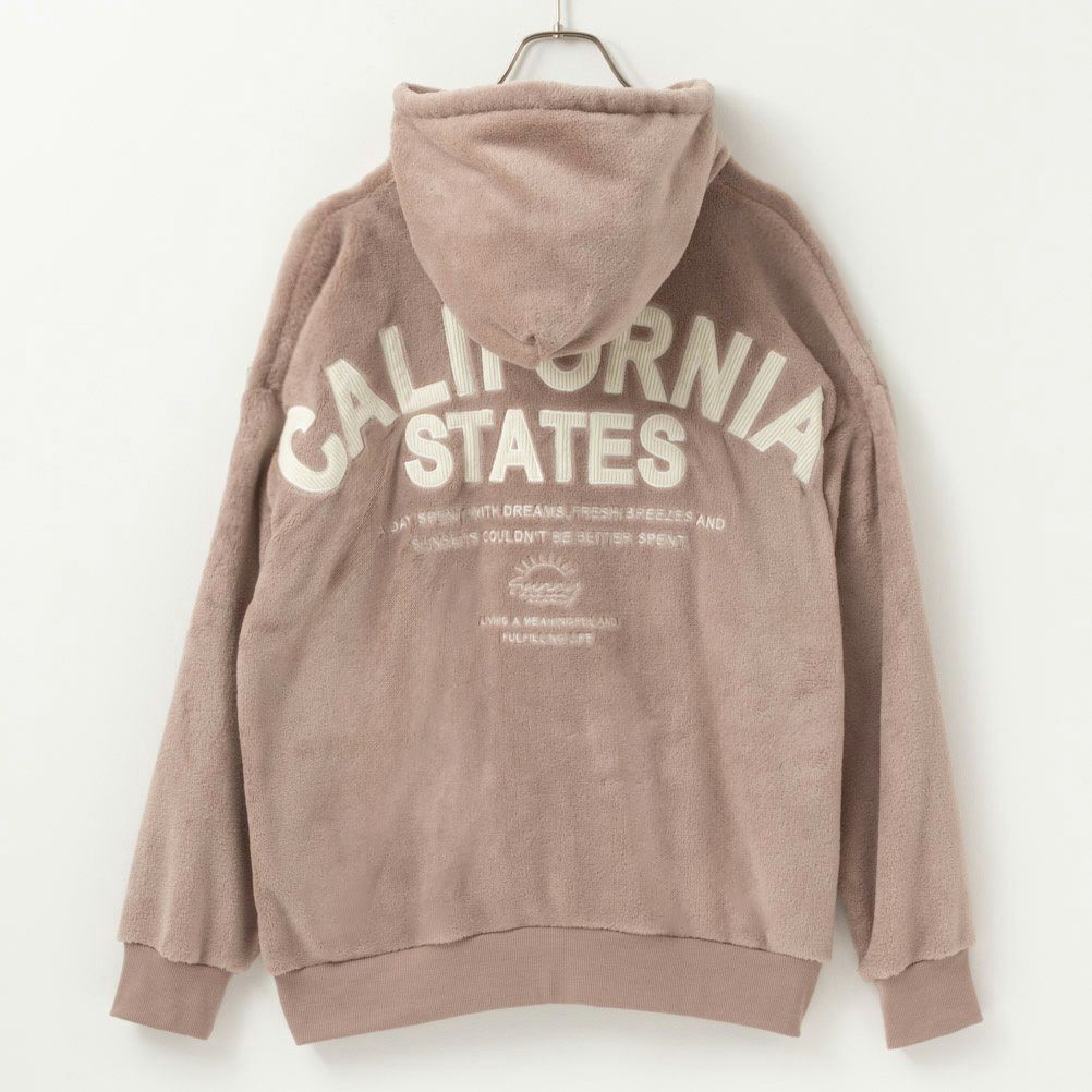 UNDERWRAPS  刺繍入り あったかシャギーボアパーカー レディース商品サムネイル-8