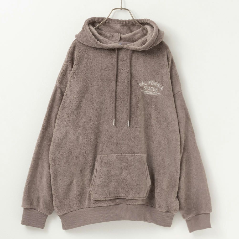 UNDERWRAPS  刺繍入り あったかシャギーボアパーカー レディース商品サムネイル-9