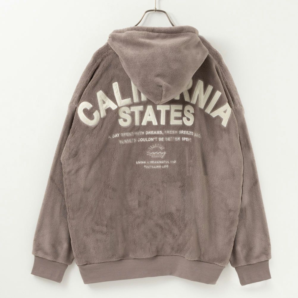 UNDERWRAPS  刺繍入り あったかシャギーボアパーカー レディース商品サムネイル-10