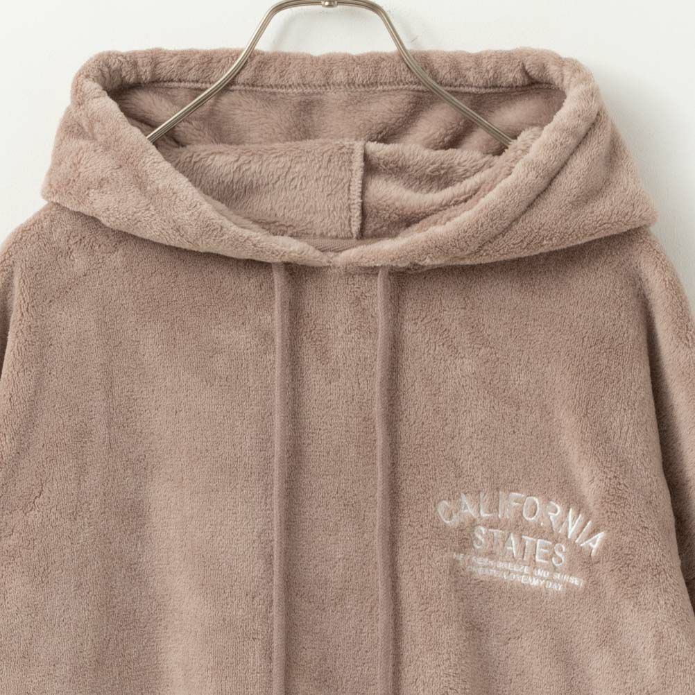 UNDERWRAPS  刺繍入り あったかシャギーボアパーカー レディース商品サムネイル-11