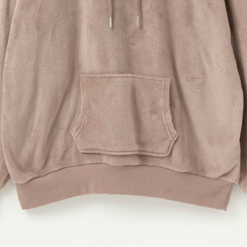 UNDERWRAPS 刺繍入り あったかシャギーボアパーカー レディース商品画像-13