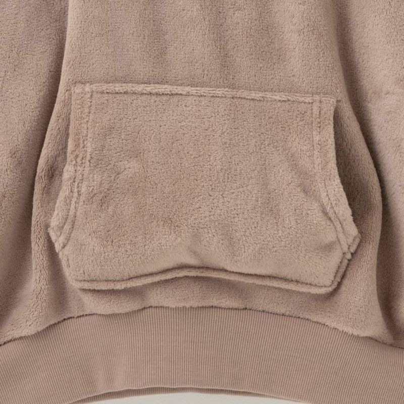 UNDERWRAPS 刺繍入り あったかシャギーボアパーカー レディース商品画像-14