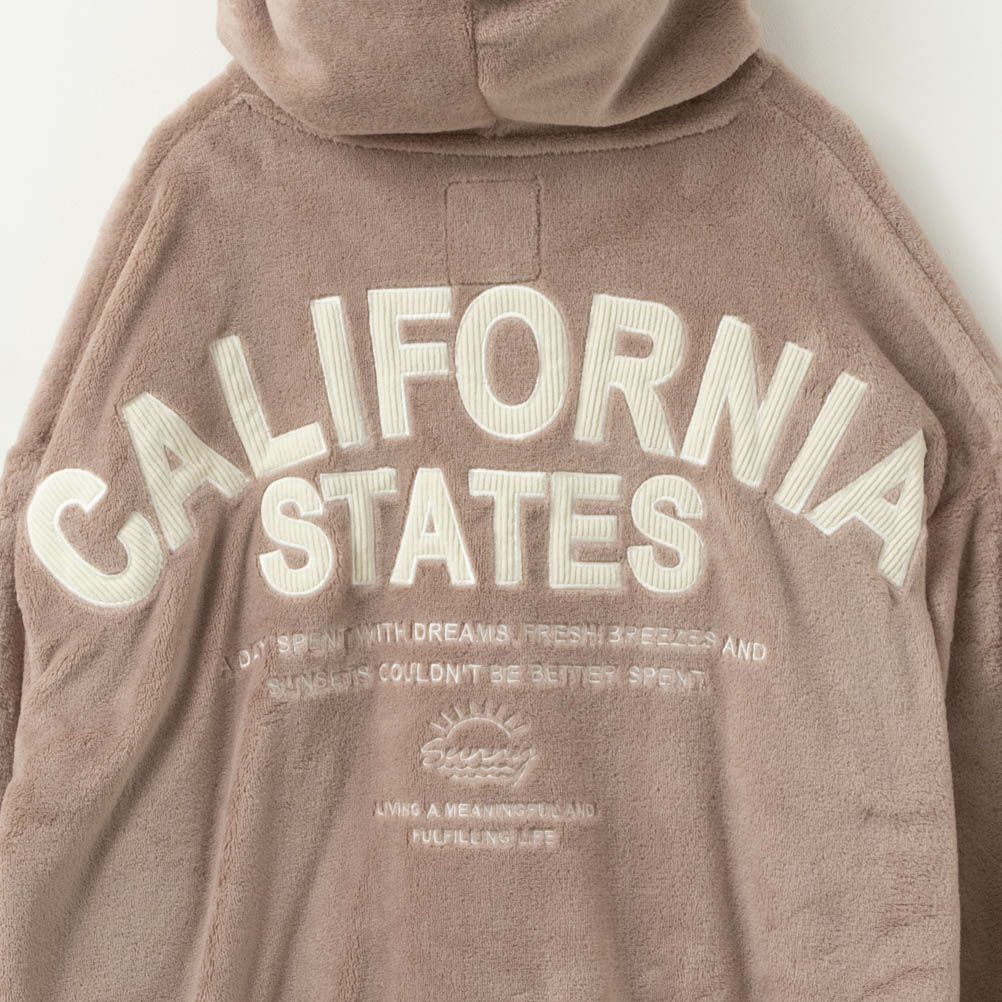 UNDERWRAPS  刺繍入り あったかシャギーボアパーカー レディース商品サムネイル-17