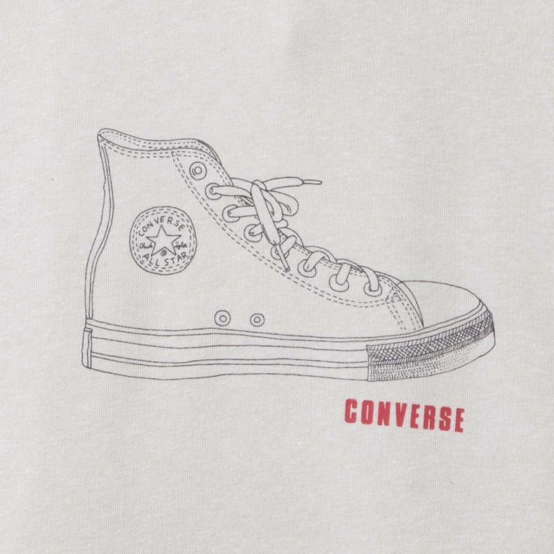 CONVERSE  シューズラバープリント裏毛パーカー レディース商品画像-22