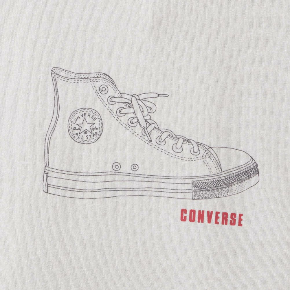 CONVERSE シューズラバープリント裏毛パーカー レディース商品画像-22