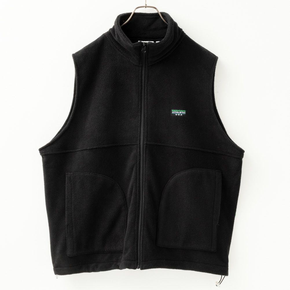 DISCUS フリーススタンドジップベスト レディース