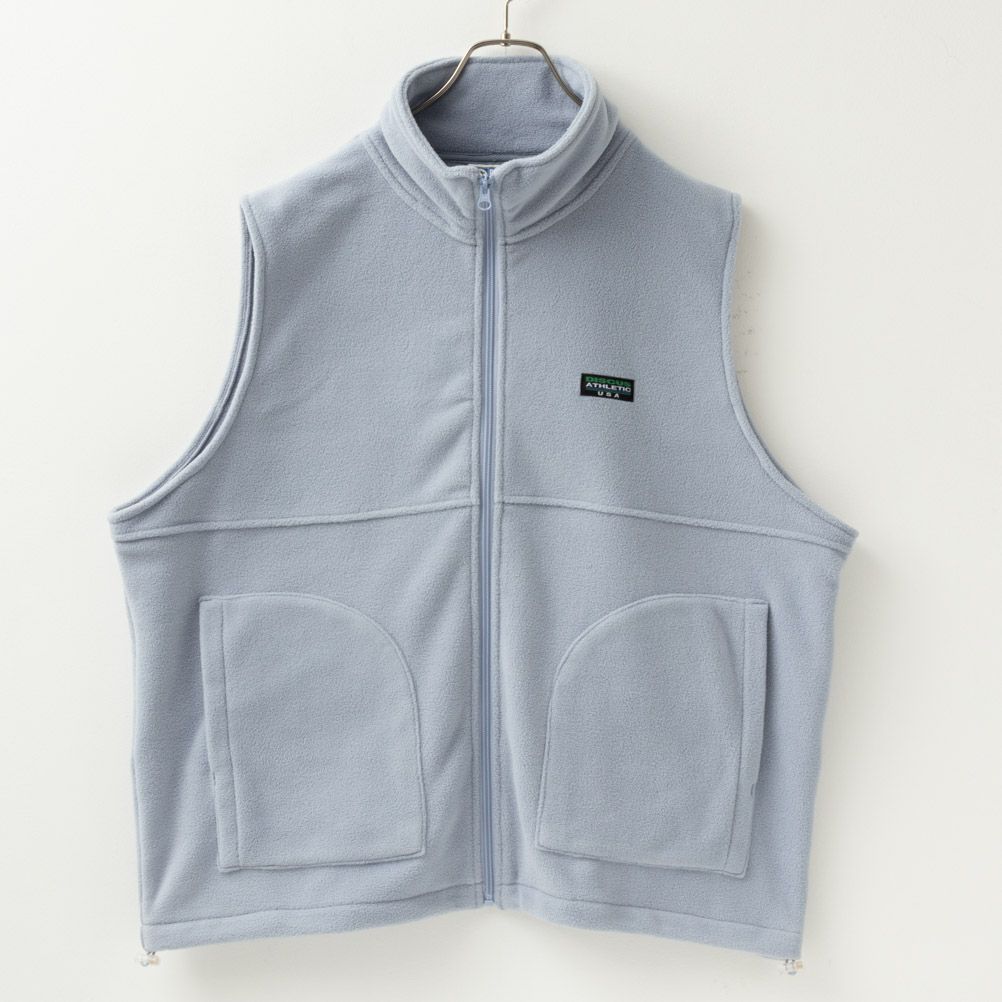 DISCUS フリーススタンドジップベスト レディース