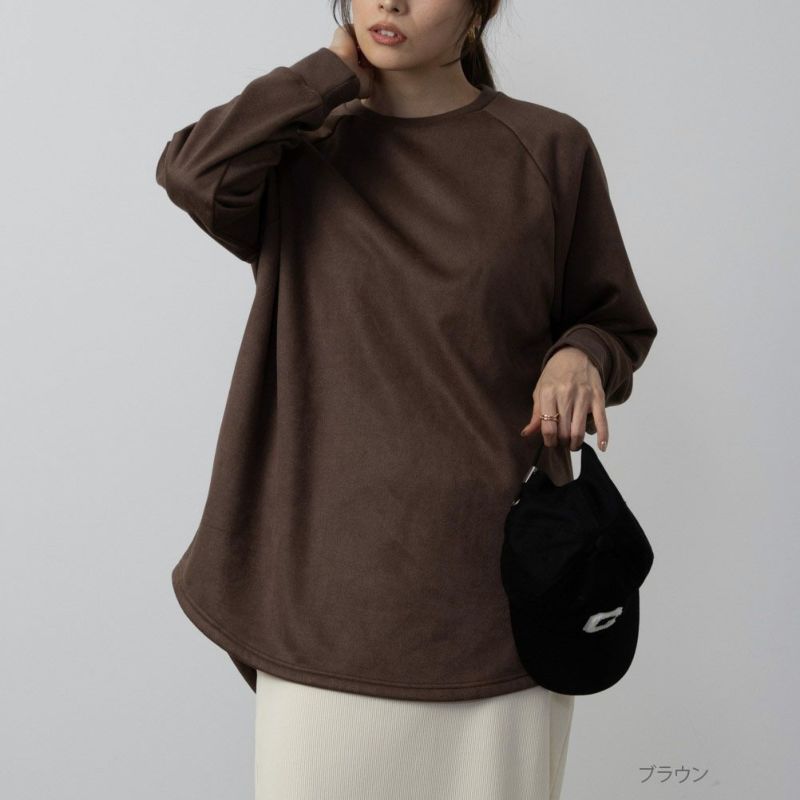 NAVY  温℃ ラウンドチュニック レディース商品画像-5