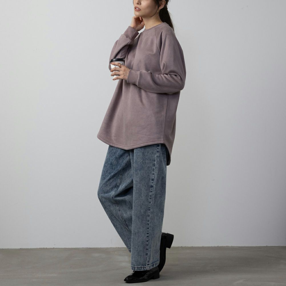 NAVY  温℃ ラウンドチュニック レディース商品画像-11