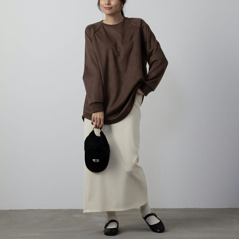 NAVY  温℃ ラウンドチュニック レディース商品画像-12