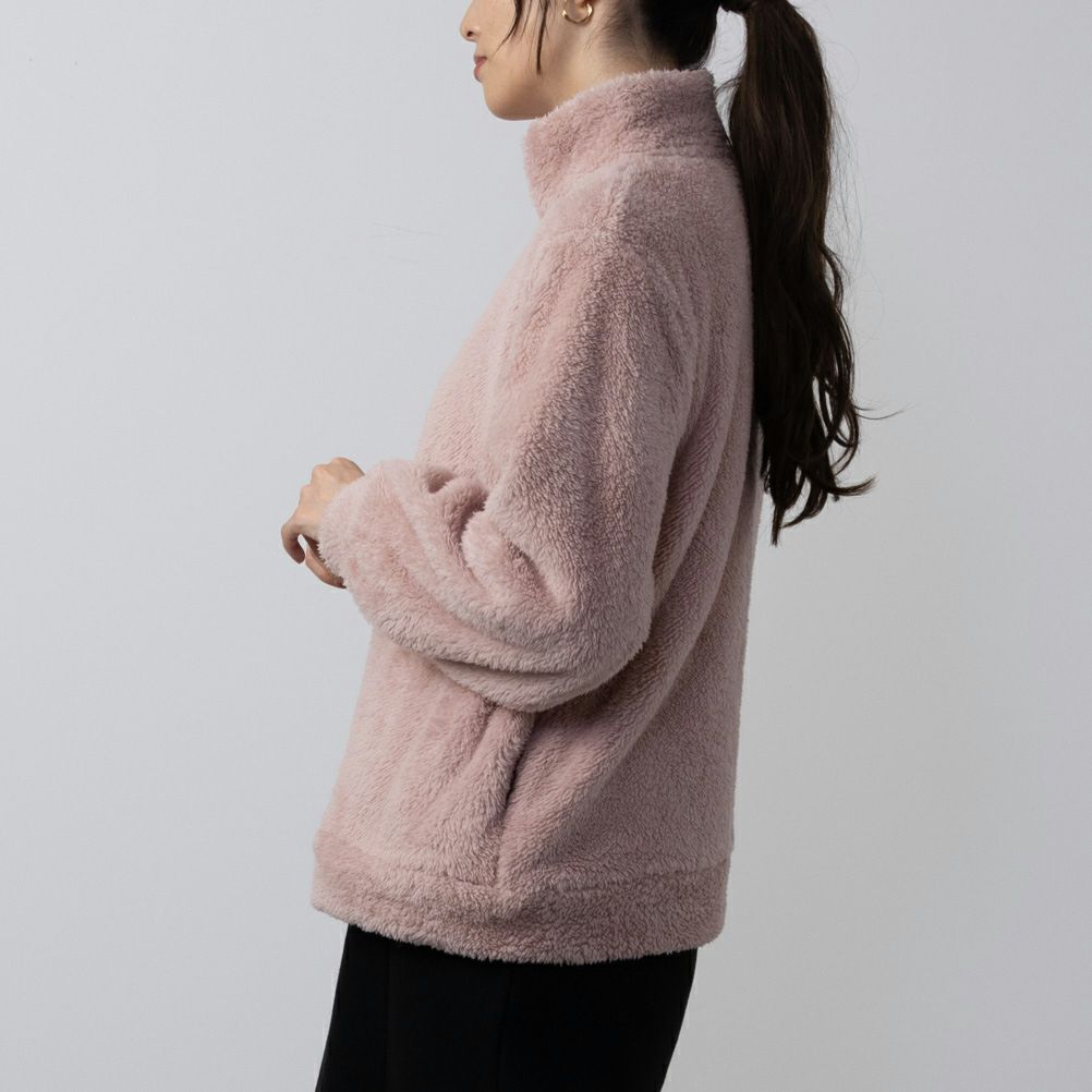 [期間限定価格]NAVY  温℃ ボアジップアップジャケット レディース商品サムネイル-7