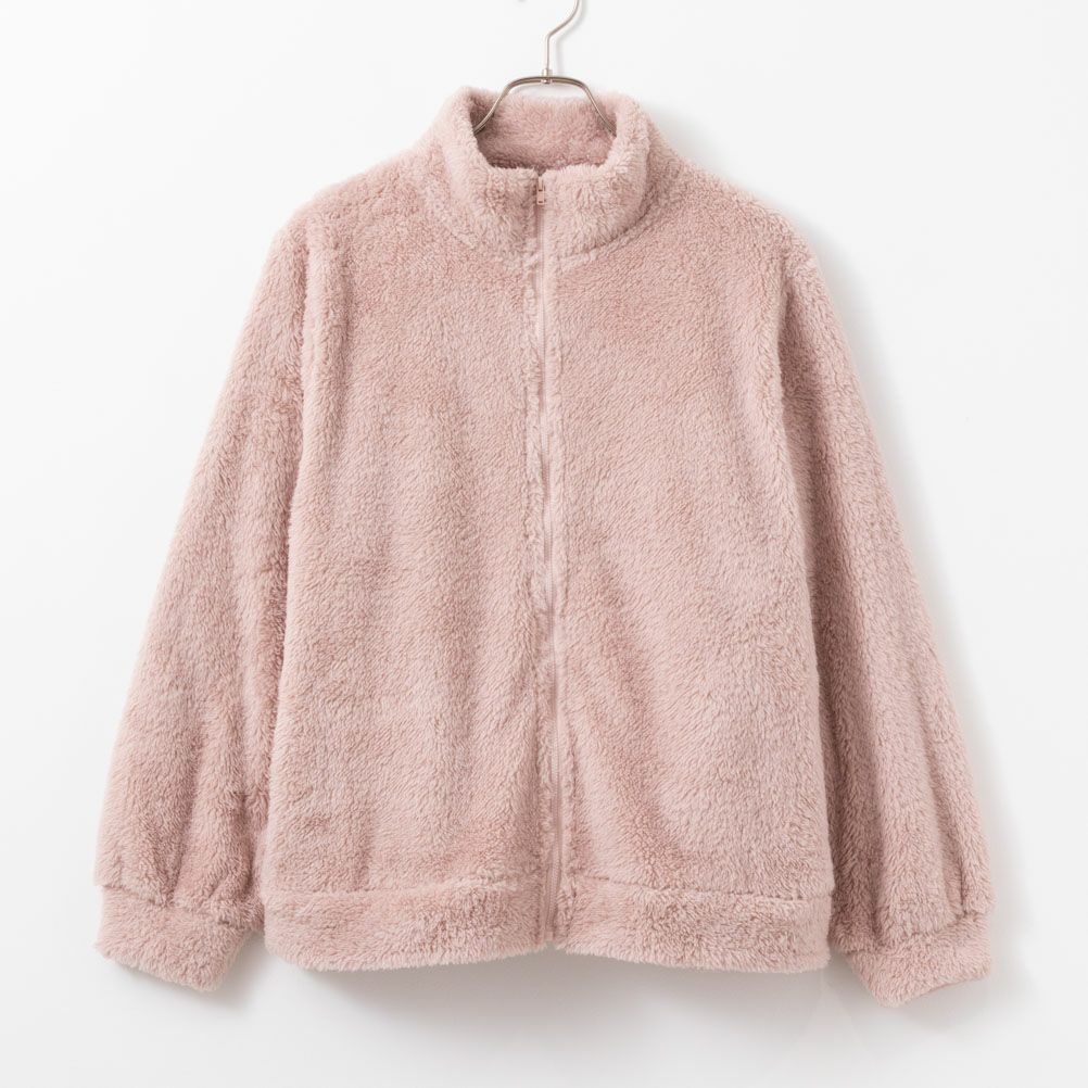 NAVY 温℃ ボアジップアップジャケット レディース