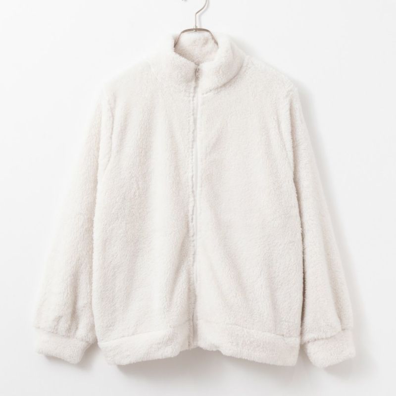 NAVY  温℃ ボアジップアップジャケット レディース商品画像-15