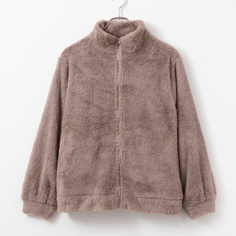 NAVY  温℃ ボアジップアップジャケット レディース商品サムネイル-17