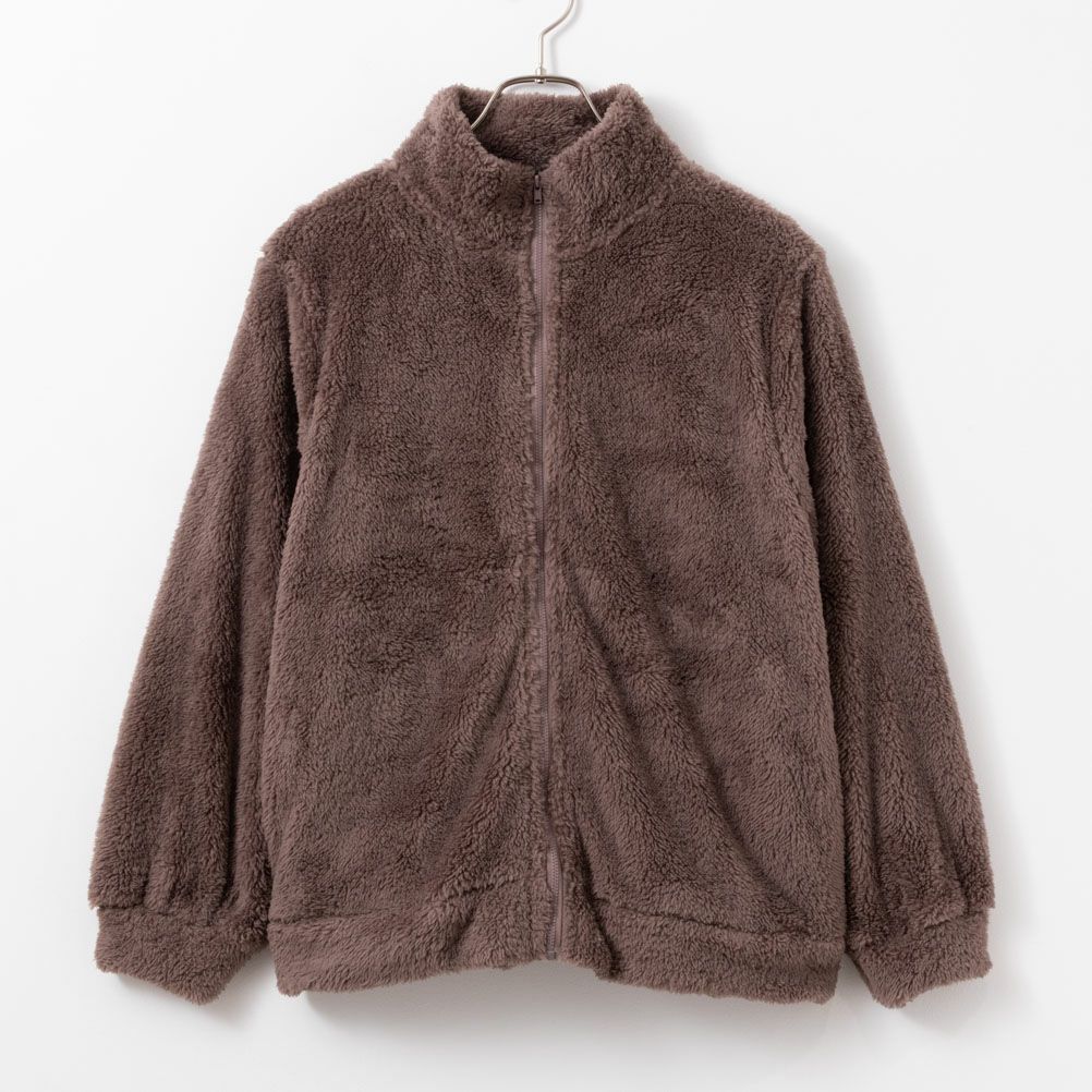 NAVY  温℃ ボアジップアップジャケット レディース商品サムネイル-18