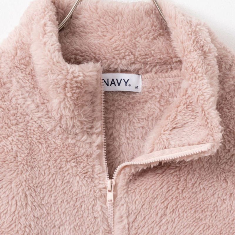 NAVY 温℃ ボアジップアップジャケット レディース