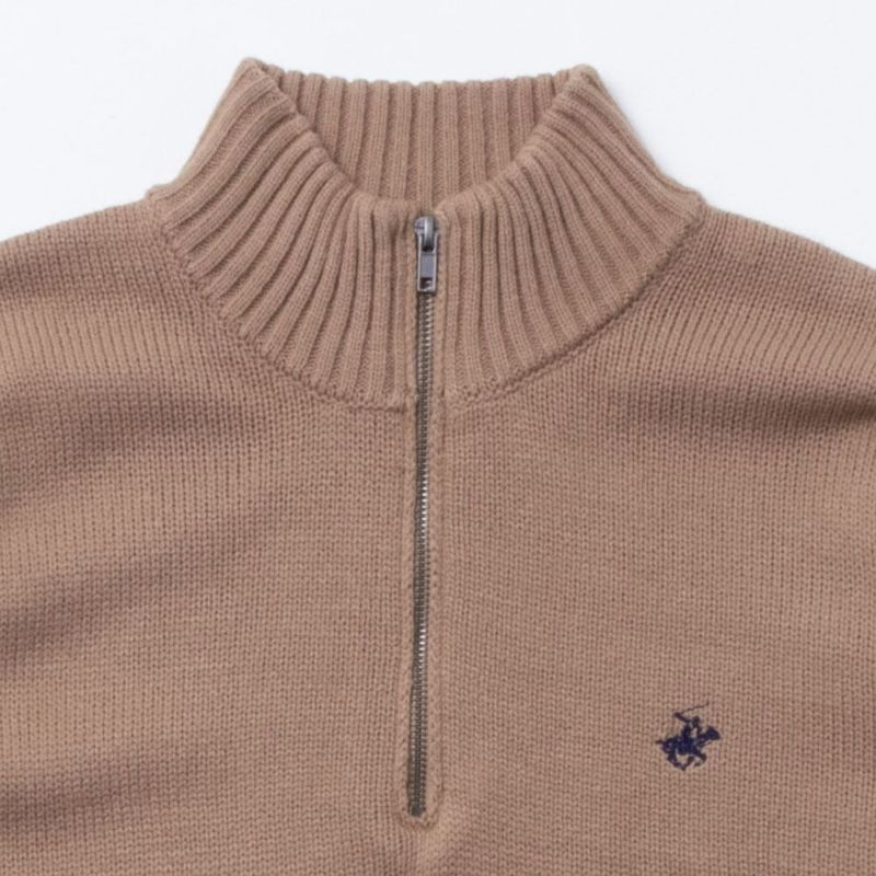 【オンラインストア限定】BEVERLY HILLS POLO CLUB  ハーフジップアップセーター メンズ商品画像-9