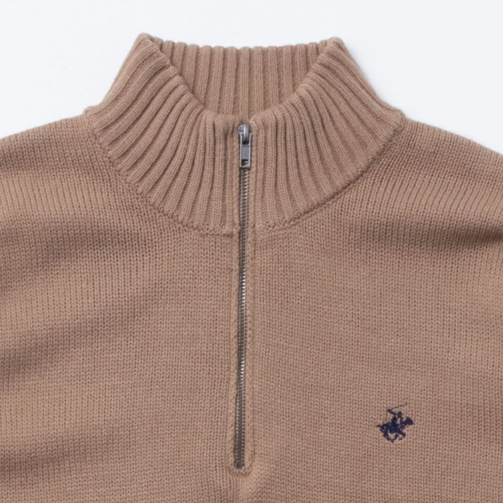 【オンラインストア限定】BEVERLY HILLS POLO CLUB  ハーフジップアップセーター メンズ商品サムネイル-9