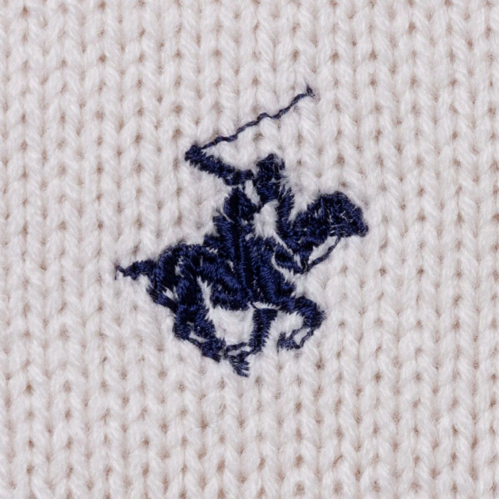 BEVERLY HILLS POLO CLUB ハーフジップアップセーター メンズ
