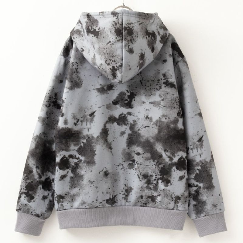 NAVY 温℃ 裏ボア総柄ジップアップパーカー キッズ商品画像-5