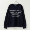 T-GRAPHICS 裏起毛メッセージトレーナー キッズ
