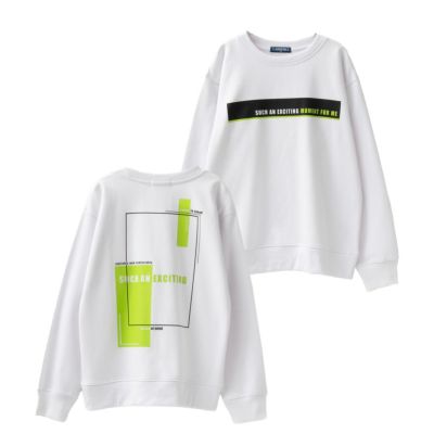 T-GRAPHICS  裏起毛プリントトレーナー キッズ