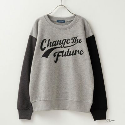 T-GRAPHICS  裏起毛クレイジーパターントレーナー キッズ