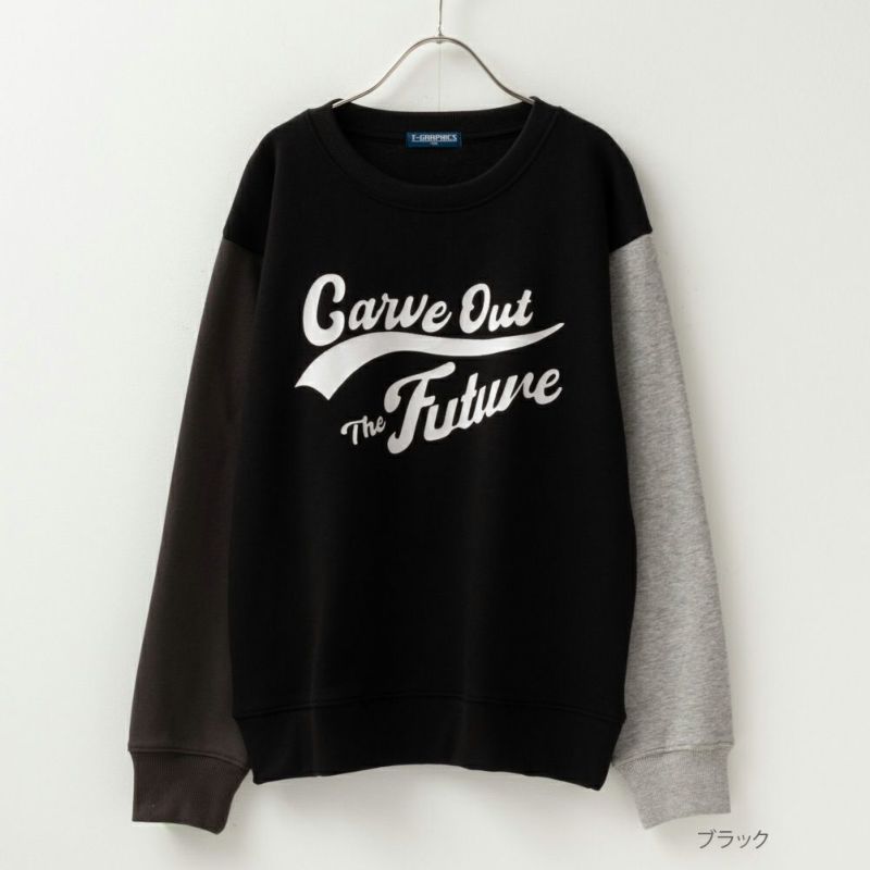 T-GRAPHICS  裏起毛クレイジーパターントレーナー キッズ商品画像-2