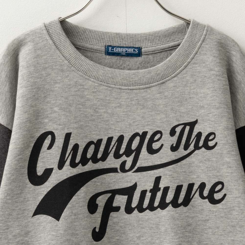 [期間限定価格]T-GRAPHICS  裏起毛クレイジーパターントレーナー キッズ商品画像-4