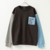 T-GRAPHICS 裏起毛クレイジーパターンポケット付きトレーナー キッズ
