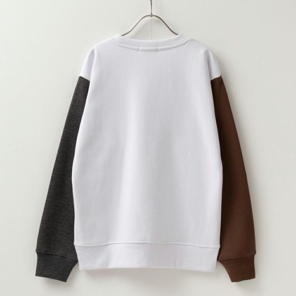 T-GRAPHICS 裏起毛クレイジーパターンポケット付きトレーナー キッズ