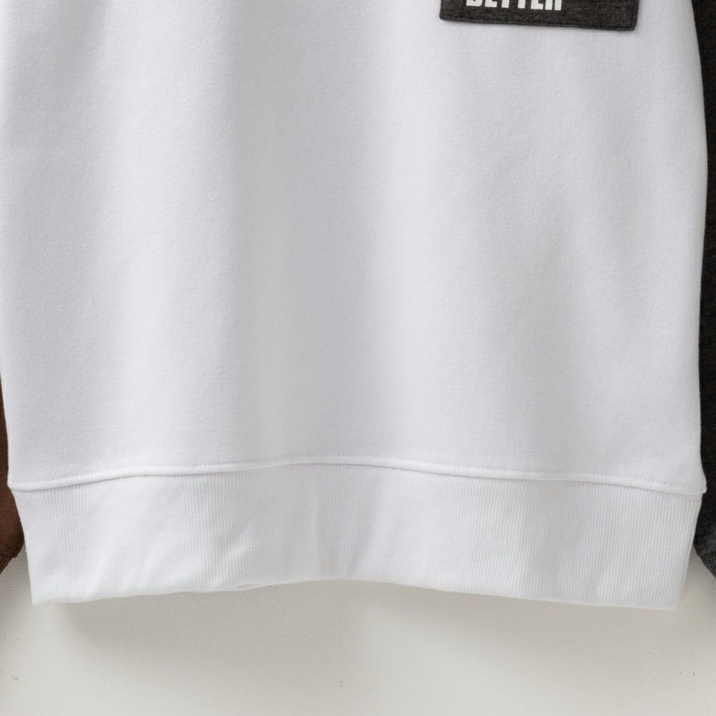 T-GRAPHICS 裏起毛クレイジーパターンポケット付きトレーナー キッズ