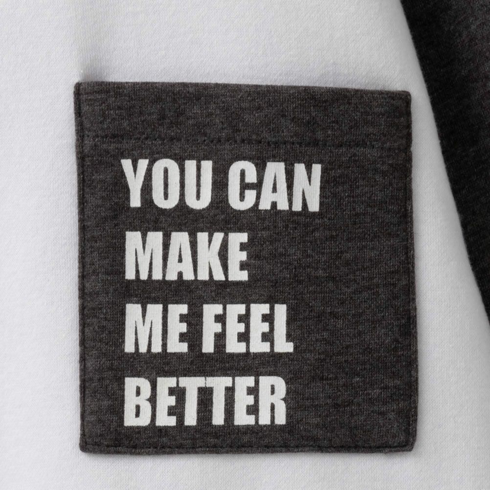 T-GRAPHICS 裏起毛クレイジーパターンポケット付きトレーナー キッズ