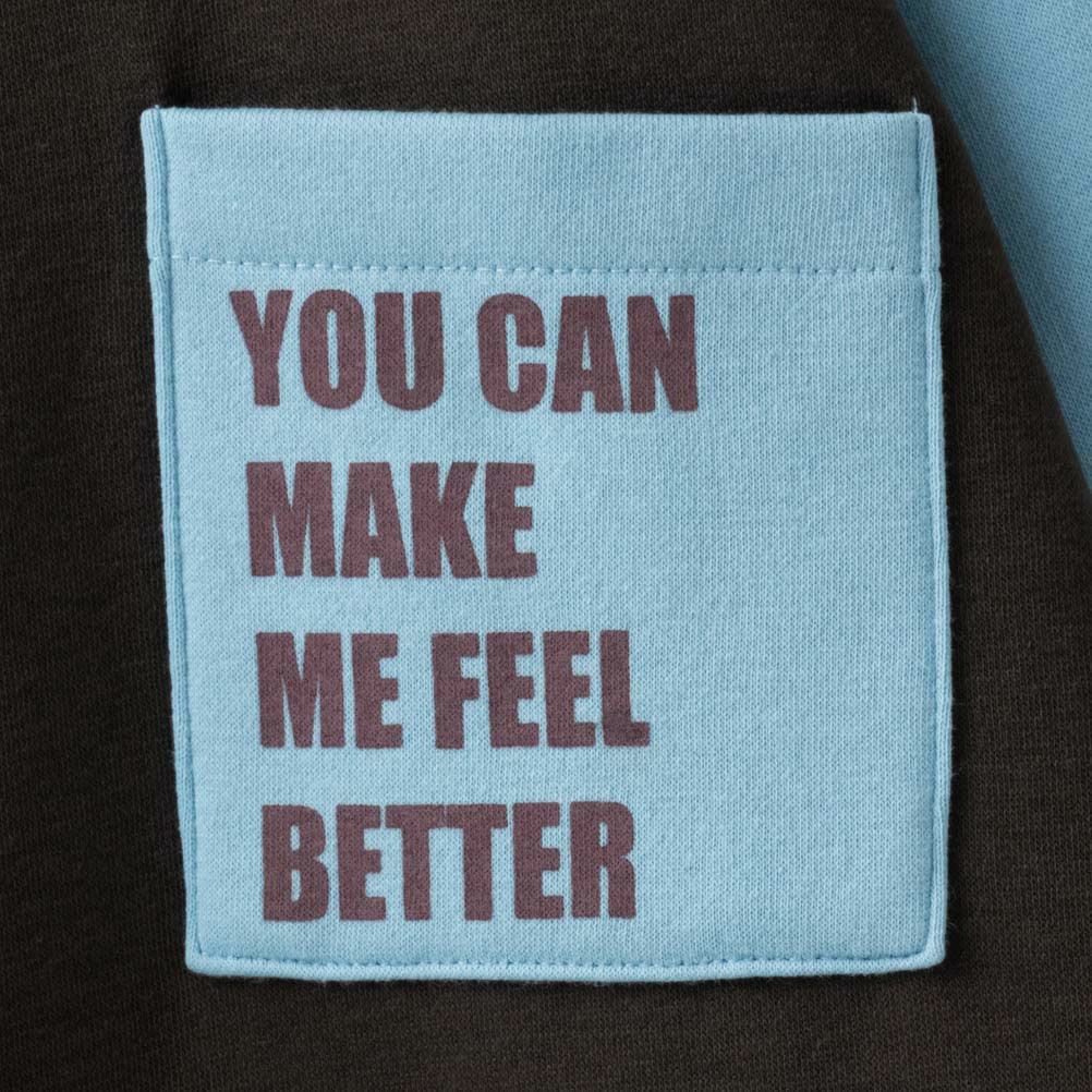 T-GRAPHICS 裏起毛クレイジーパターンポケット付きトレーナー キッズ