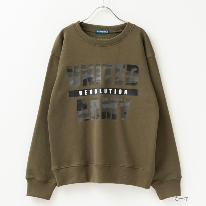 T-GRAPHICS  裏起毛プリントトレーナー キッズ商品画像-1