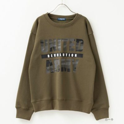 T-GRAPHICS  裏起毛プリントトレーナー キッズ