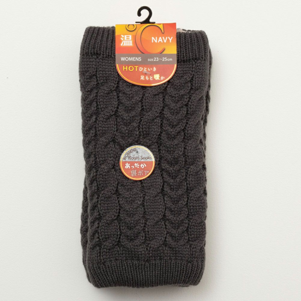 NAVY 温℃ 裏ボアレッグウォーマ― レディース商品画像-14