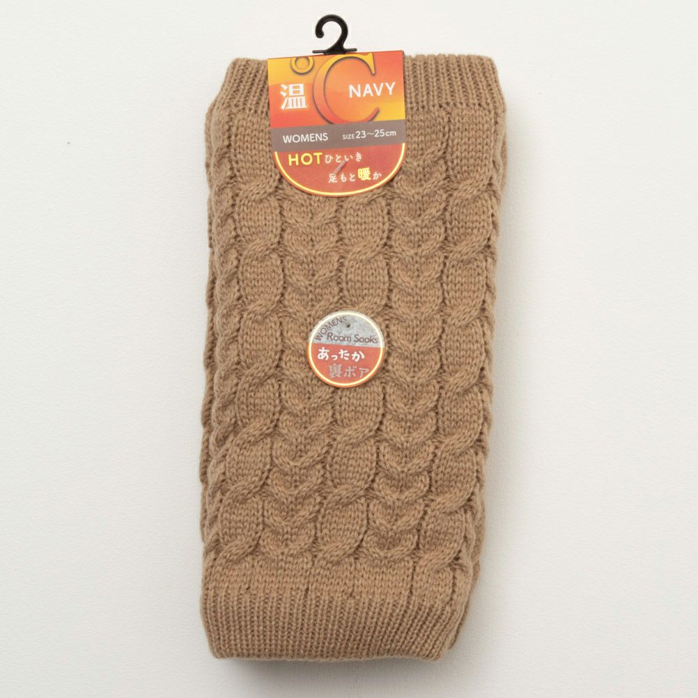 NAVY  温℃ 裏ボアレッグウォーマ― レディース商品画像-15