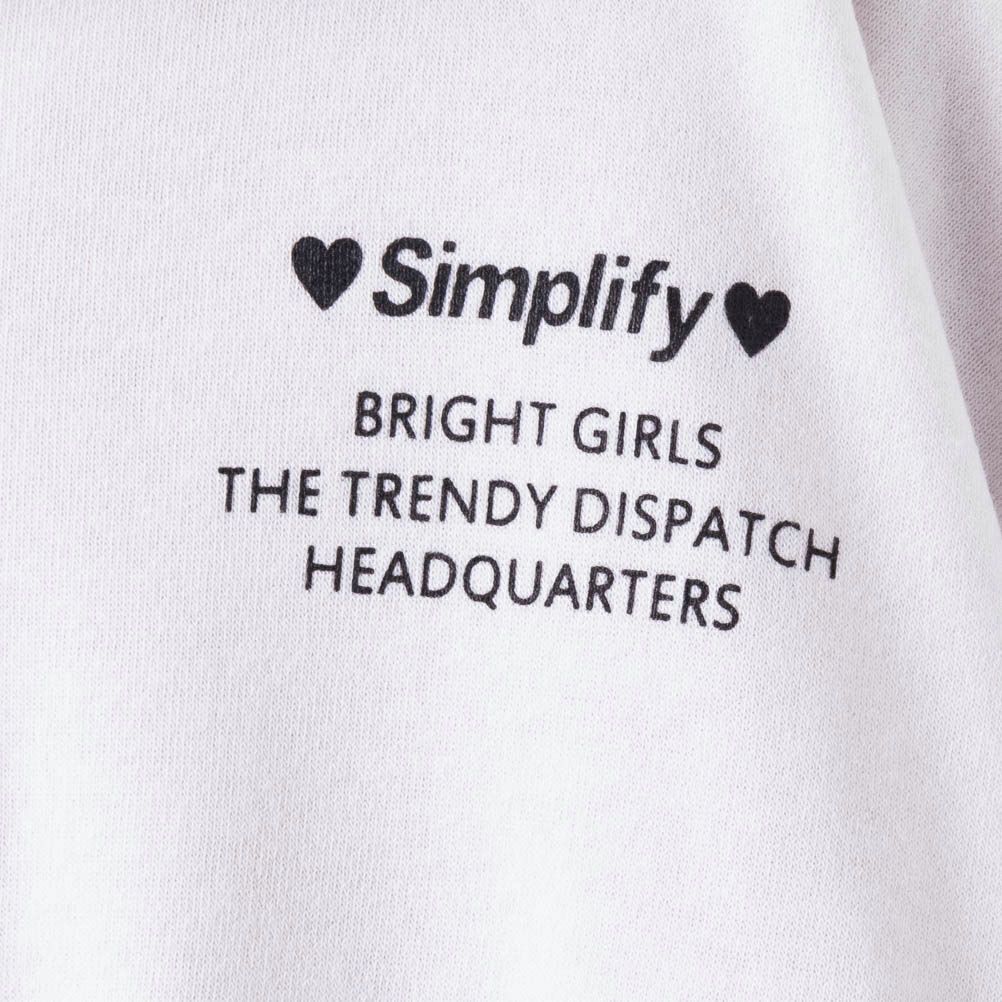 Simplify ショート丈ハーフジップアップアンサンブル キッズ