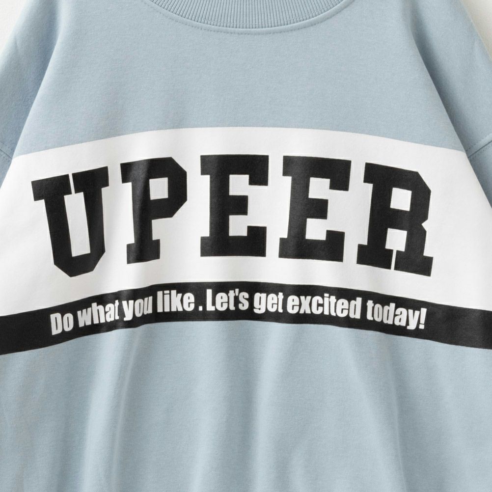 T-GRAPHICS ビッグロゴトレーナー キッズ