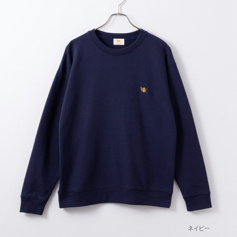 Golden Retriever  ワンポイント刺繍スウェット メンズ商品画像-4