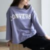 CONVERSE ミニ裏毛9分袖Tシャツ レディース ネコポス 対応商品