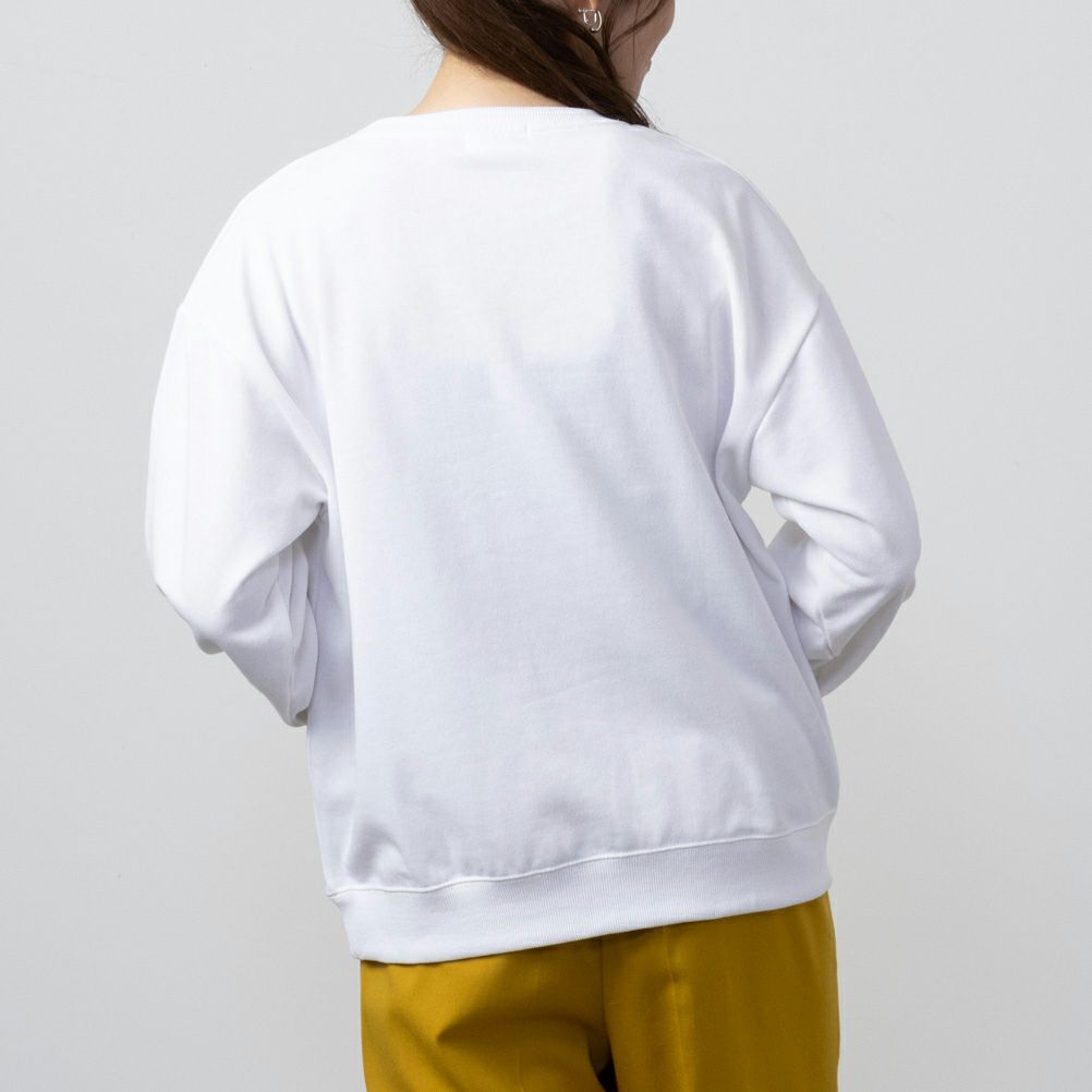 CONVERSE 裏毛シューズ刺繍トレーナー レディース商品サムネイル-9