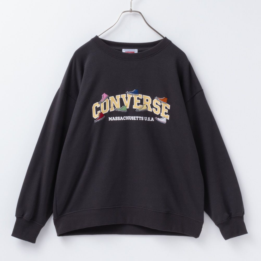 CONVERSE  裏毛シューズ刺繍トレーナー レディース商品サムネイル-17